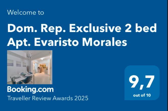 Dom. Rep. Exclusive 2 Bed Apt. Evaristo Morales Santo Domingo Exterior photo